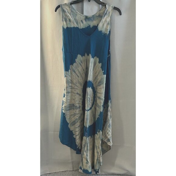 Kathmandu Dresses & Skirts - KAthmandu Imports Dress Size 8 Tie Dye Maxi Asymmetrical Fairy Festival 17031